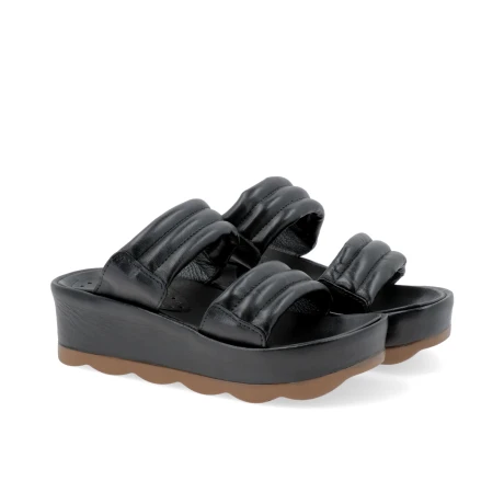 SANDALIAS VENET - CUERO ANNETA NEGRO