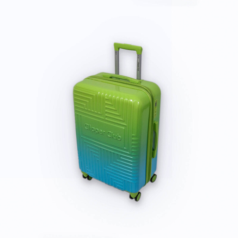 MALETA PLAST VERDE/CELESTE MED Unica