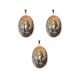MEDALLAS DE SANTOS 5CM X3 UNIDADES Gp117/inmaculada Concepcion