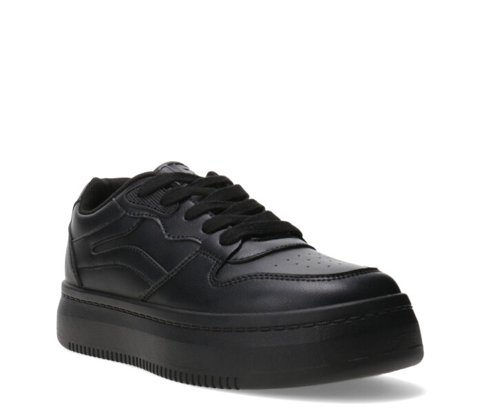 Championes MissCarol Varila Acordonada Femenino Negro