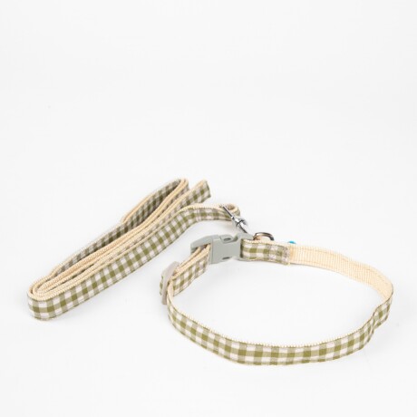 COLLAR Y CORREA DE PERRO VICHY VARIOS