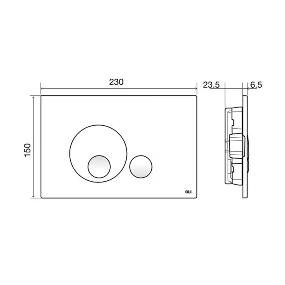 Placa pulsadora Oli Globe blanco anti bacteriano Placa Pulsadora Oli Globe Blanco Anti Bacteriano