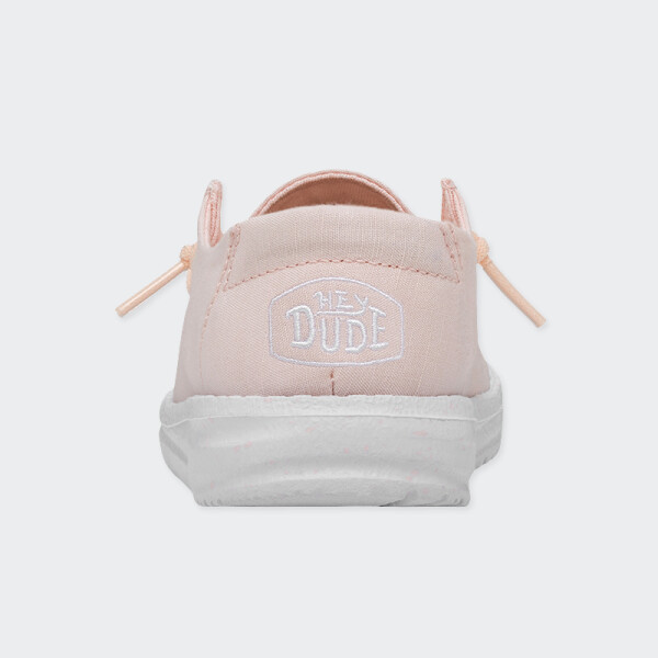 Zapatos Hey Dude Wendy Slub Canva Rosa