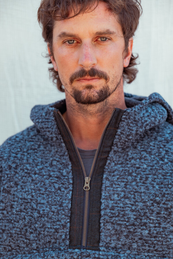 Buzo Pibe Vol2 Azul / Gris