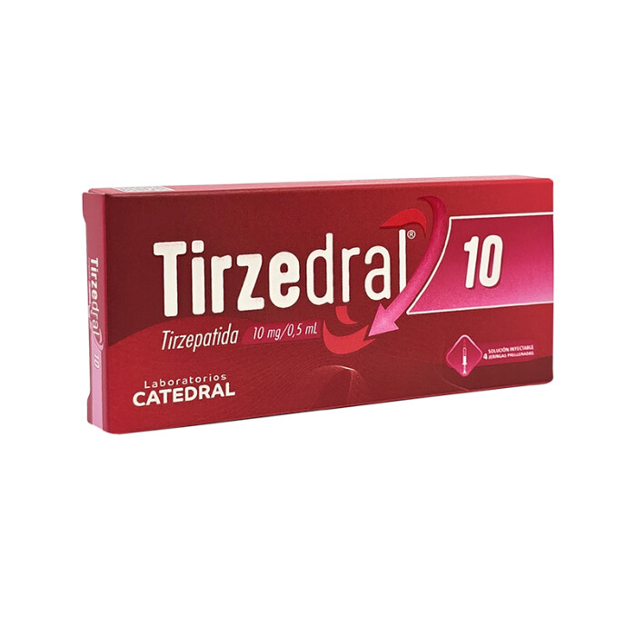 TIRZEDRAL 10 MG CJ X 4 JERINGA PRELL. única