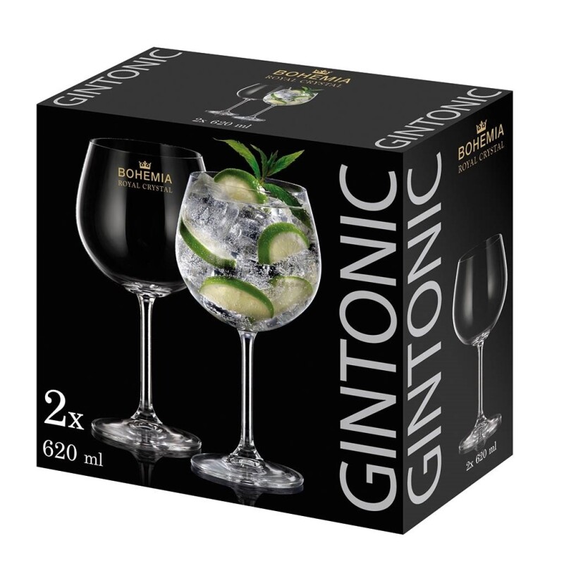 SET 2 COPA GIN TONIC 620ML BOHEMIA SET 2 COPA GIN TONIC 620ML BOHEMIA