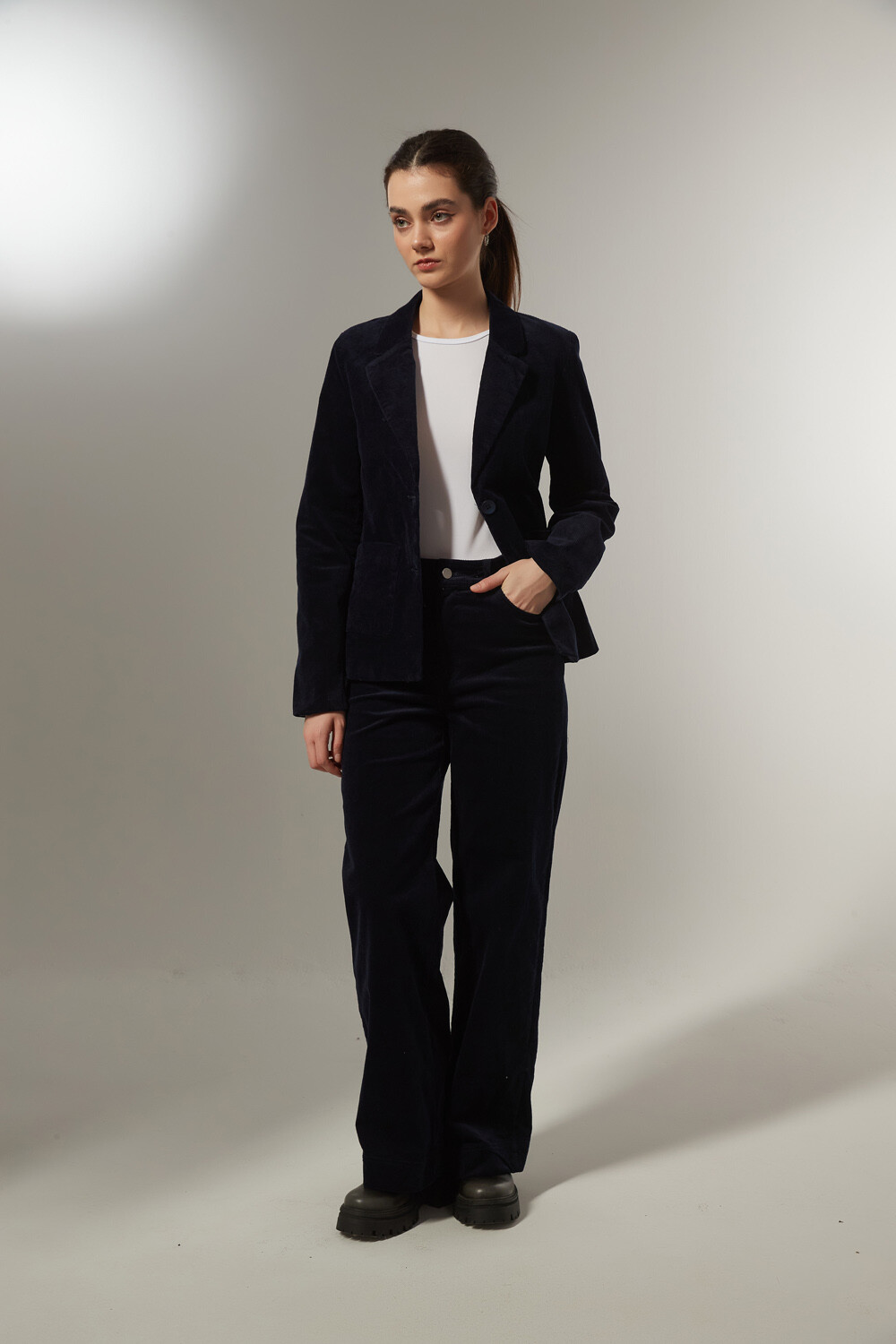 Blazer Kedal Azul