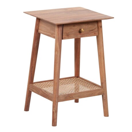 MESA LATERAL MADERA NATURAL-BEIGE LIGHTHOUSE NATURAL