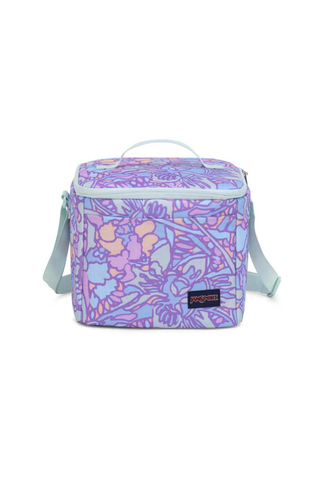 Lonchera Térmica Super Snack Fluid Floral Pastel Lilac