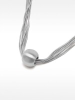 Collar Corto Plateado plateado
