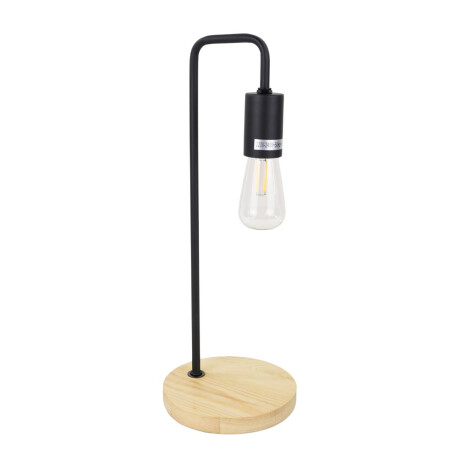 Lampara de escritorio con base de madera Lampara de escritorio con base de madera