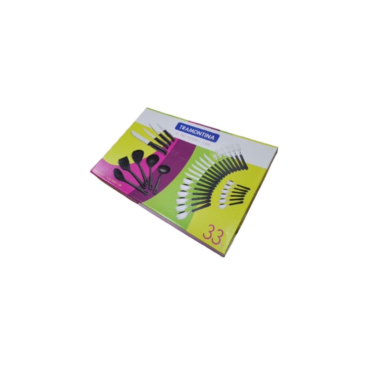 SET DE UTENSILIOS 33PZAS TRAMONTINA 