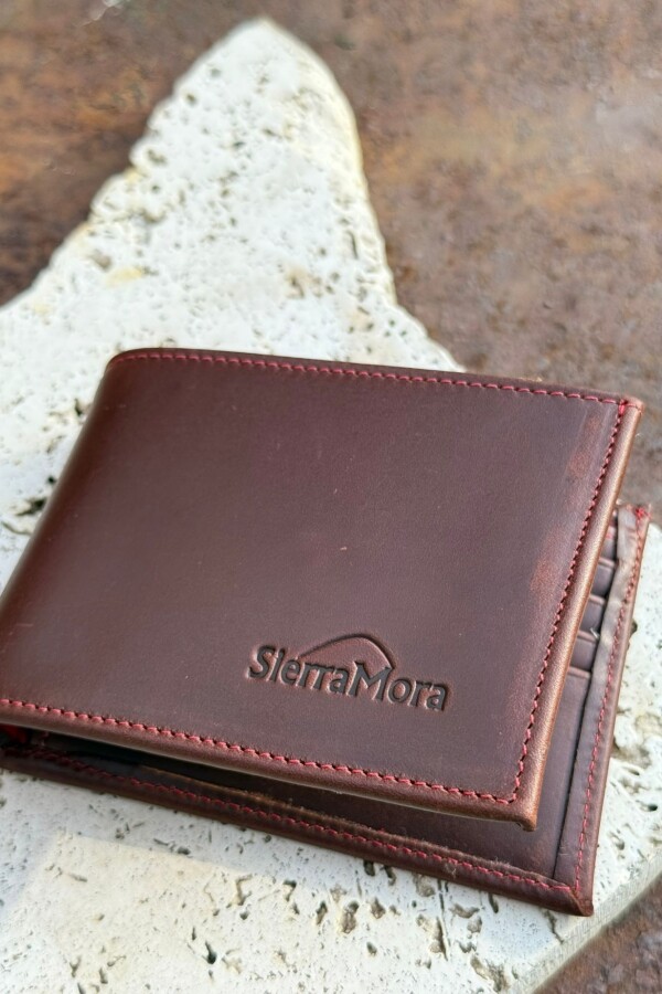 Billetera Men Chocolate / Rojo