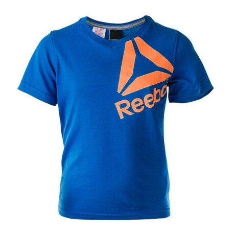 Remera Infantil Reebok B Es Tee Bas Deportiva Urbana Casual Azul