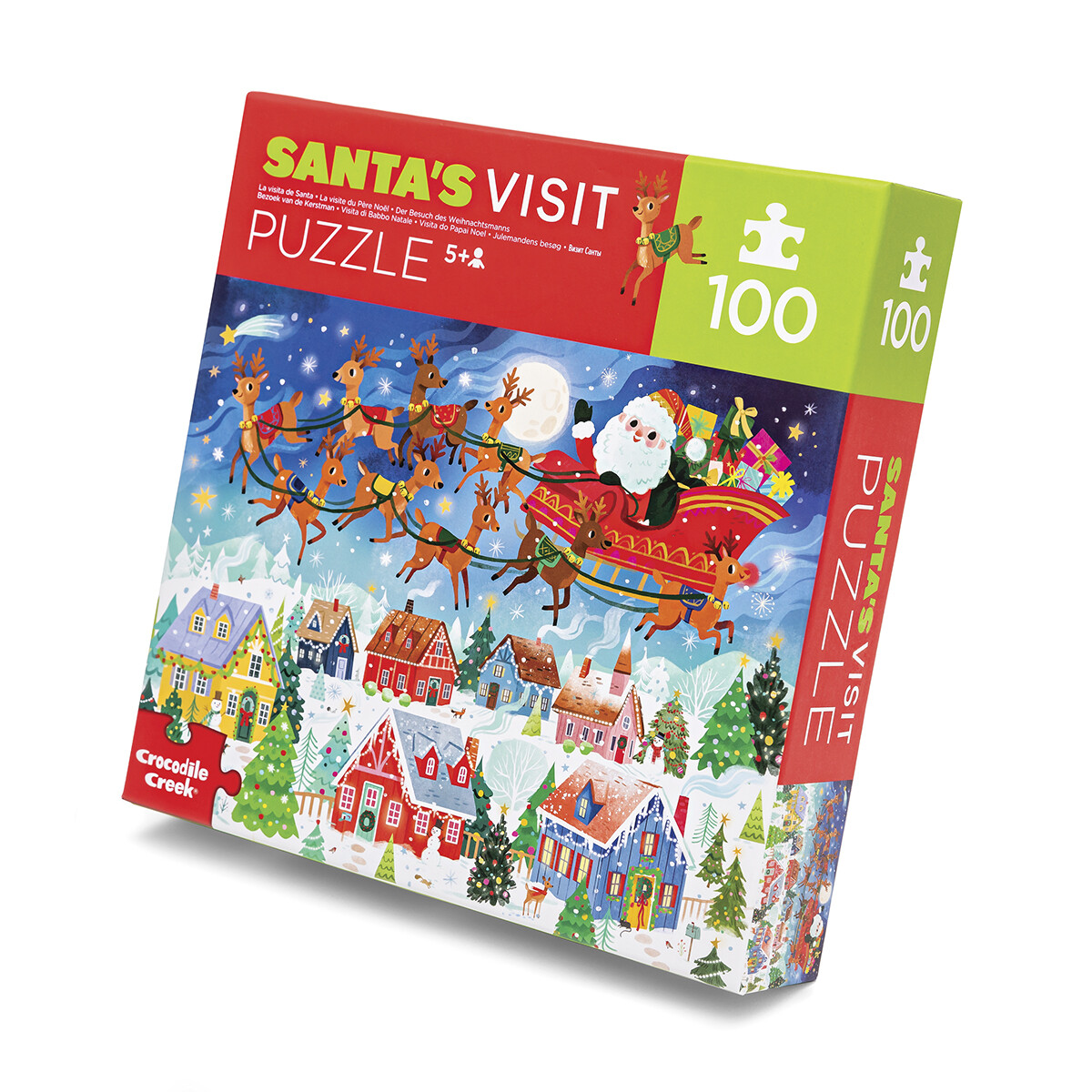 Puzzle Crocodile Creek 100 Piezas Navidad 30 x 43 cm 