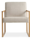 Sillón KALUNDBORG tela 1 cuerpo arena/roble Sillón KALUNDBORG tela 1 cuerpo arena/roble