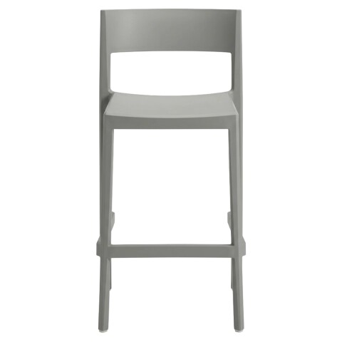SILLA BAR PLAST GRIS Unica