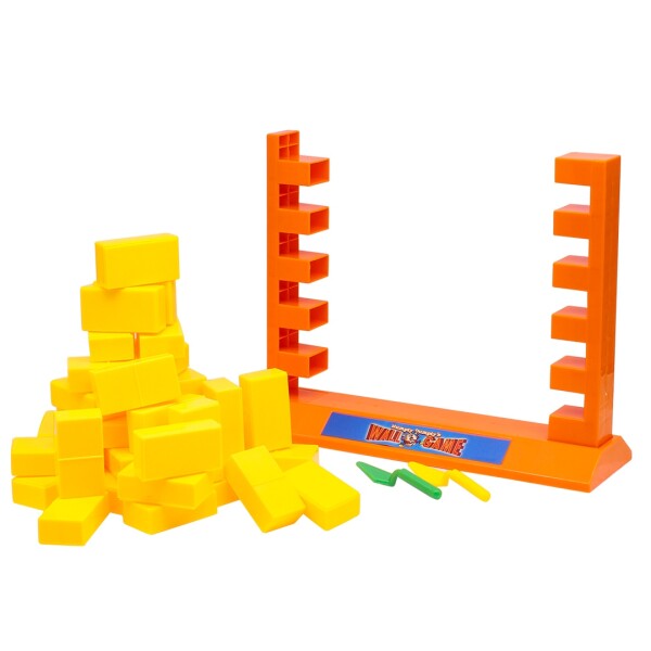 Juego de Habilidad Rompe Muro con 44 Bloques Amarillo 1