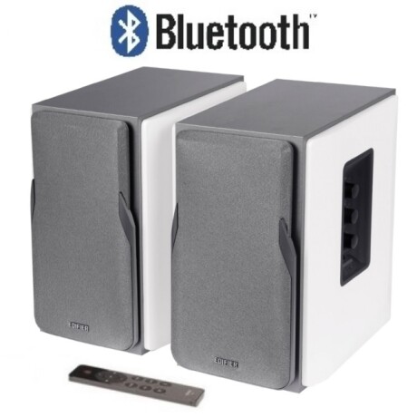 Parlantes Edifier 2.0 R1380DB Bluetooth White Silver 001