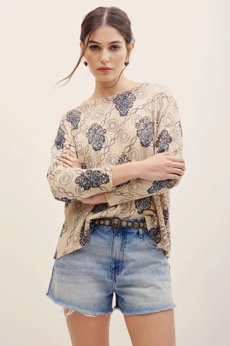 SWEATER AURORA BLUEBELL Crudo