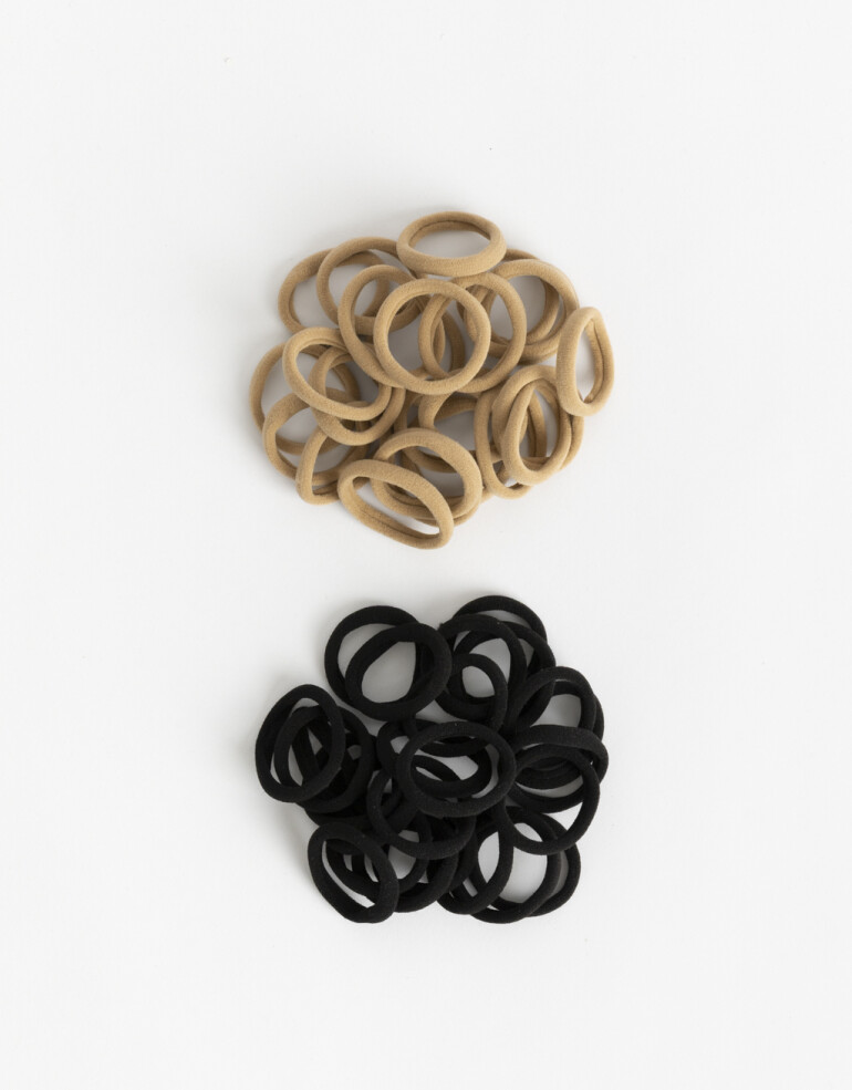 Gomitas Elásticas Sets Básicos Set De Gomitas Elásticas. - Combinacion Bicolor