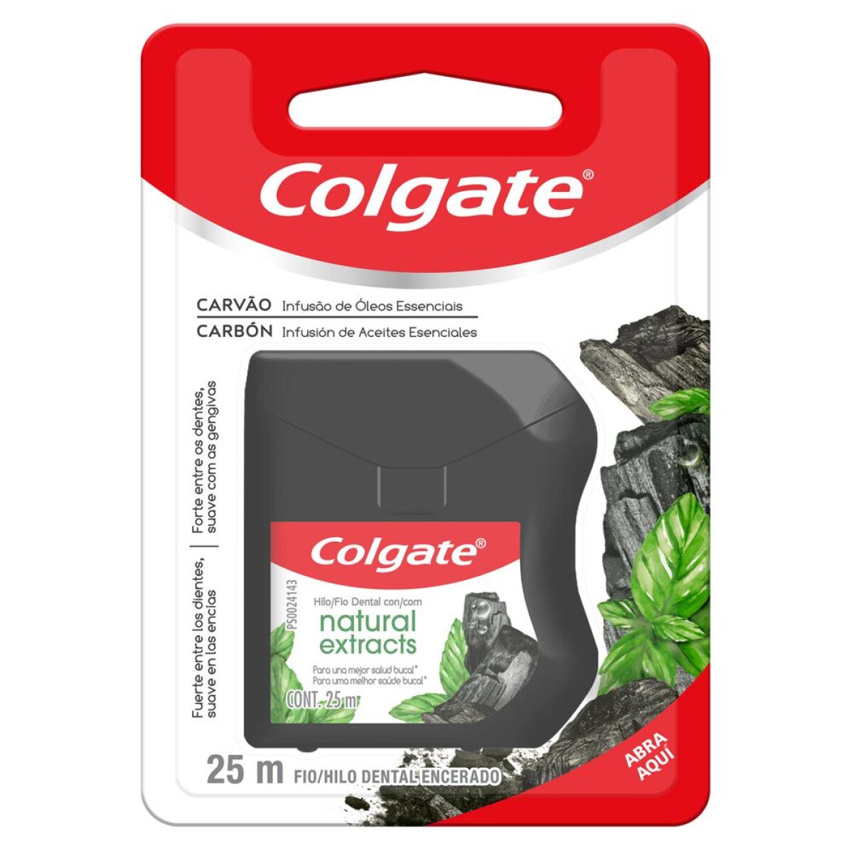 Hilo Dental Colgate Natural Carbón 25 M 
