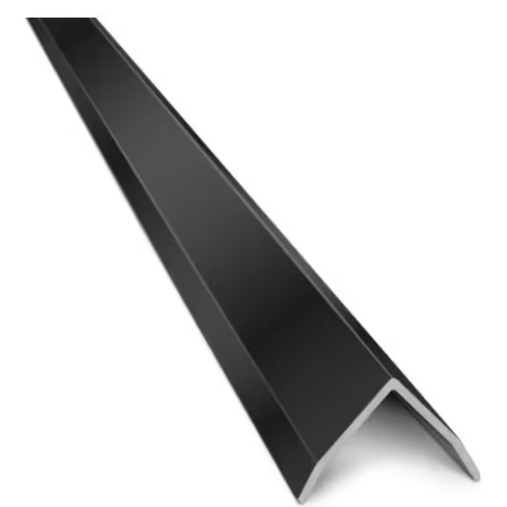 Aluminio tapacanto 16x16mm 2.5mt negro mate Aluminio Tapacanto 16x16mm 2.5mt Negro Mate