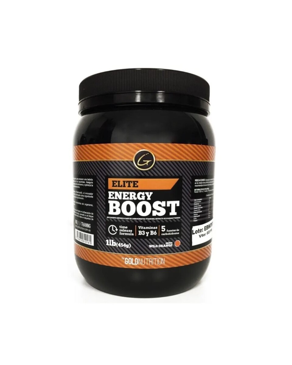 ¡OFERTA POR VENCIMIENTO! Elite Energy Boost 2lb Wild Orange Gold Nutrition 