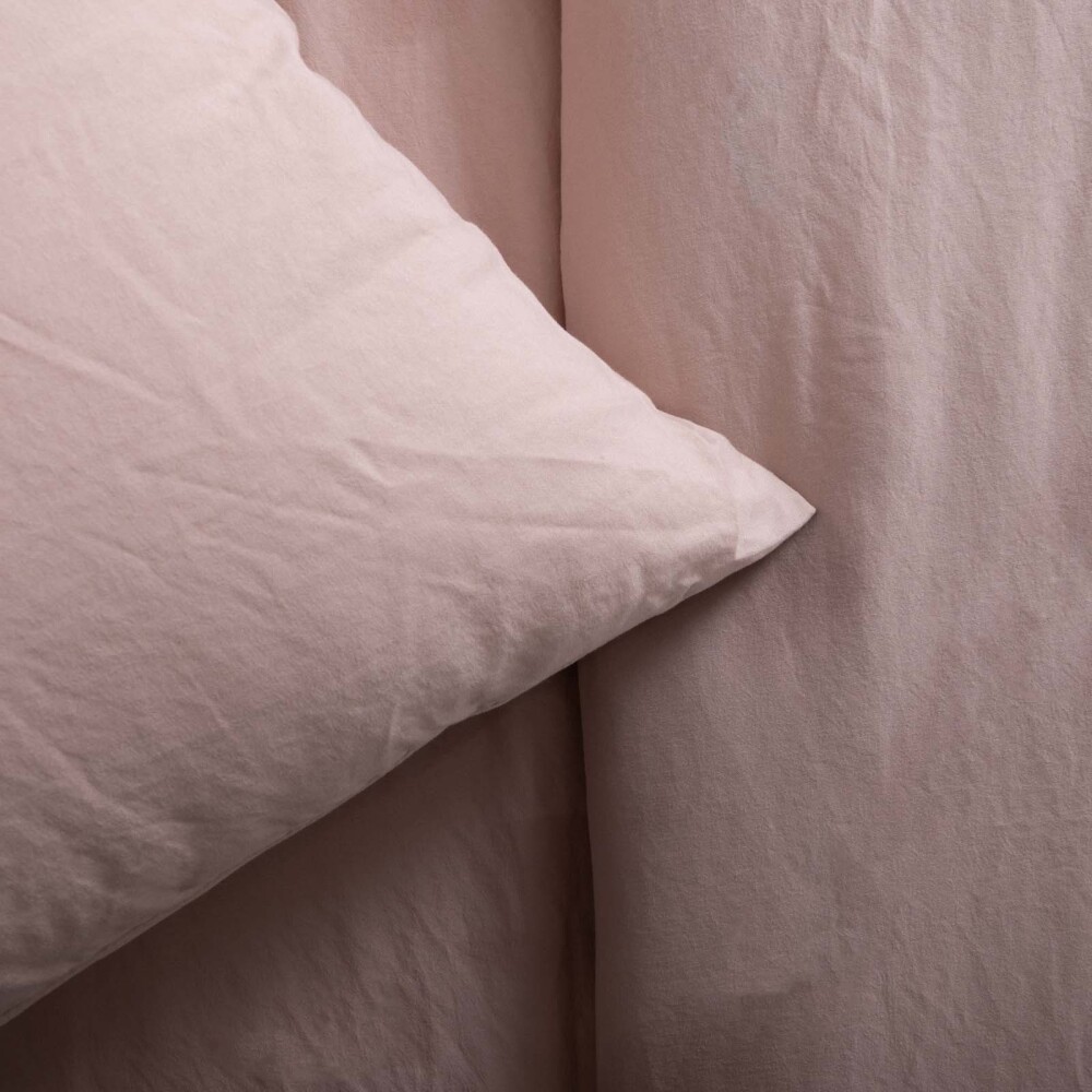 JUEGO DE SABANAS 1 1/2 PLAZA POLIESTER MARRON PREWASHED TOSTADO