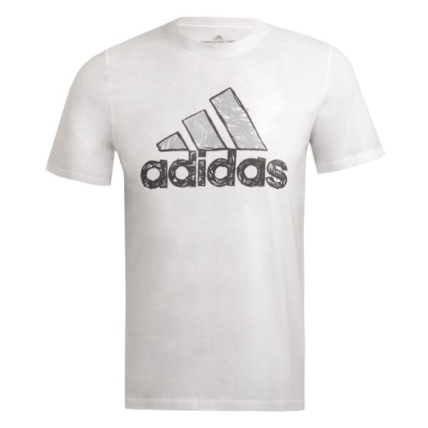 Remera Adidas Graphic Badge Of Sport Skate Blanco