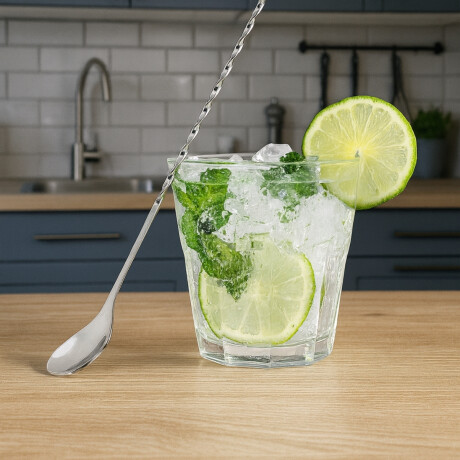 Cuchara para Coctelería de Acero Inoxidable 29 cm Cuchara para Coctelería de Acero Inoxidable 29 cm