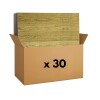 30 Placas Revestimiento Pared Autoadhesiva 70x77cm Promo X30 Madera Marrón
