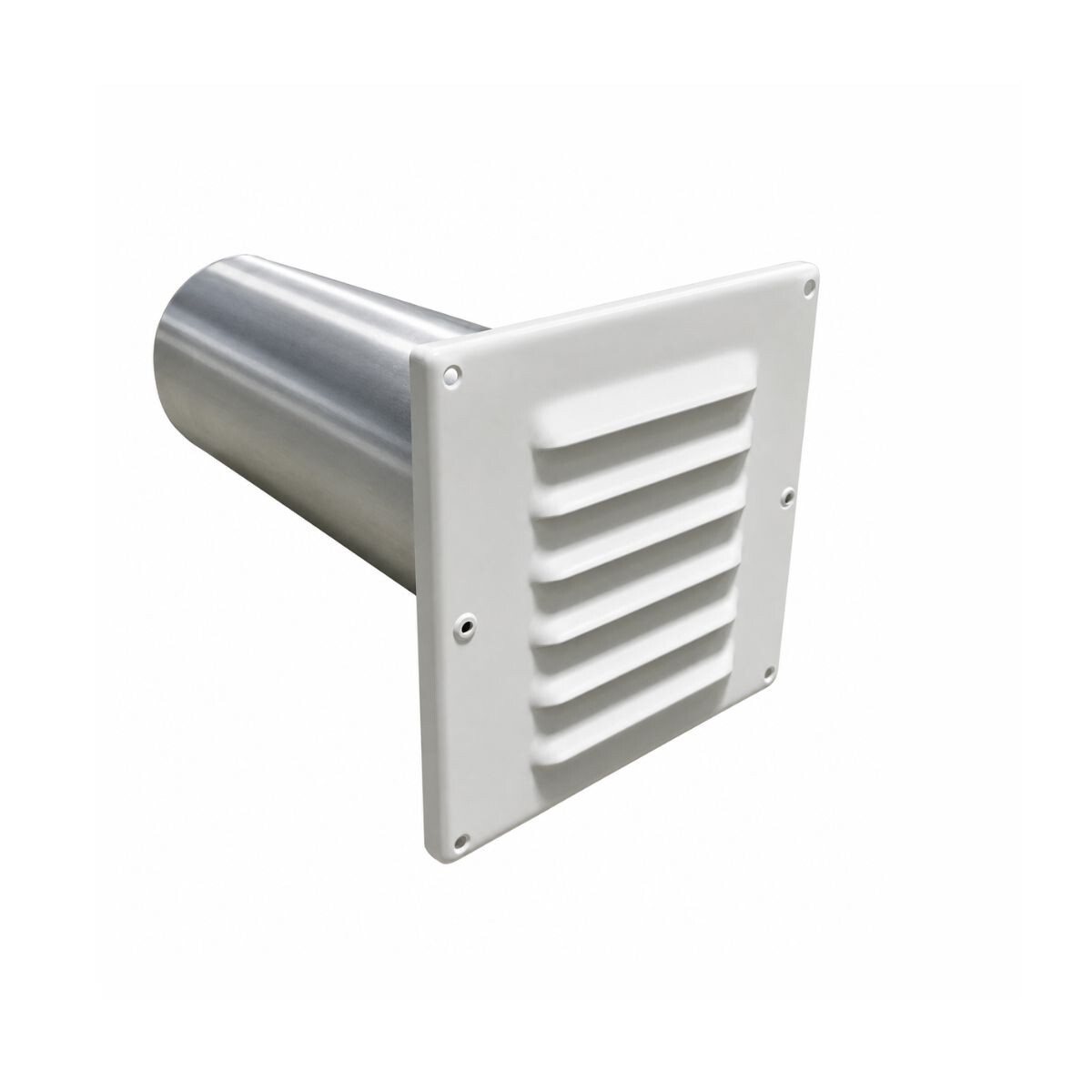 Rejilla Ventilación Metálica 15x15 Tubo Largo 100mm C/orificio 