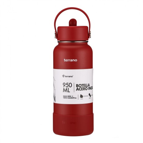Botella Térmica con Pico 950mL. Rojo