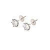 Caravanas Circulo-Plata 925-Piedra zirconia-CA3072 conpiedra