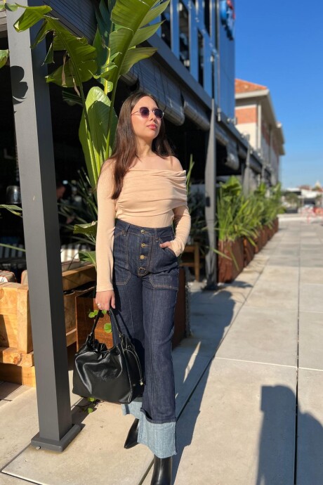 Pantalon Delfina Azul