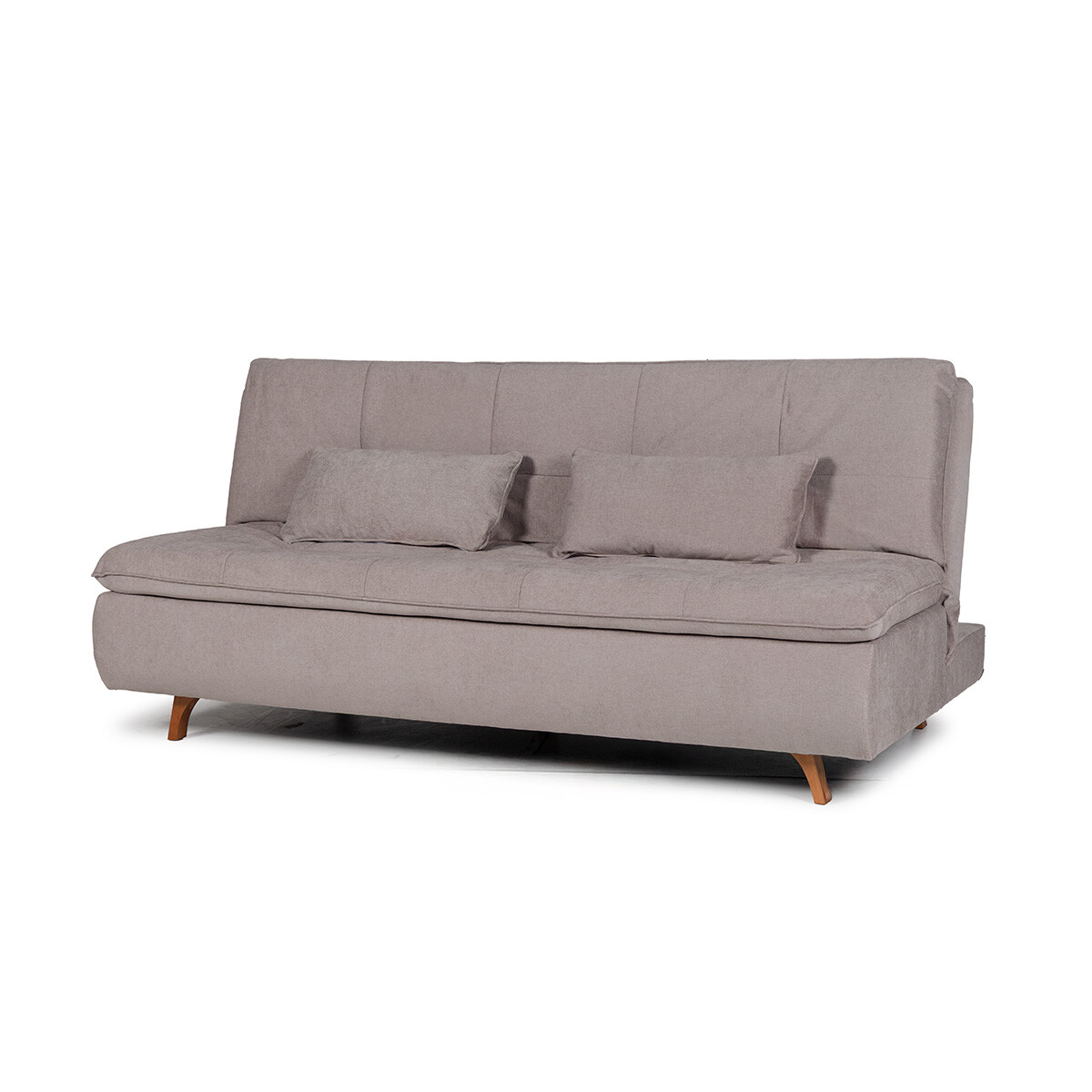 Sofá Cama Maira - Tela Microfibra - 10287 (Tostado) 