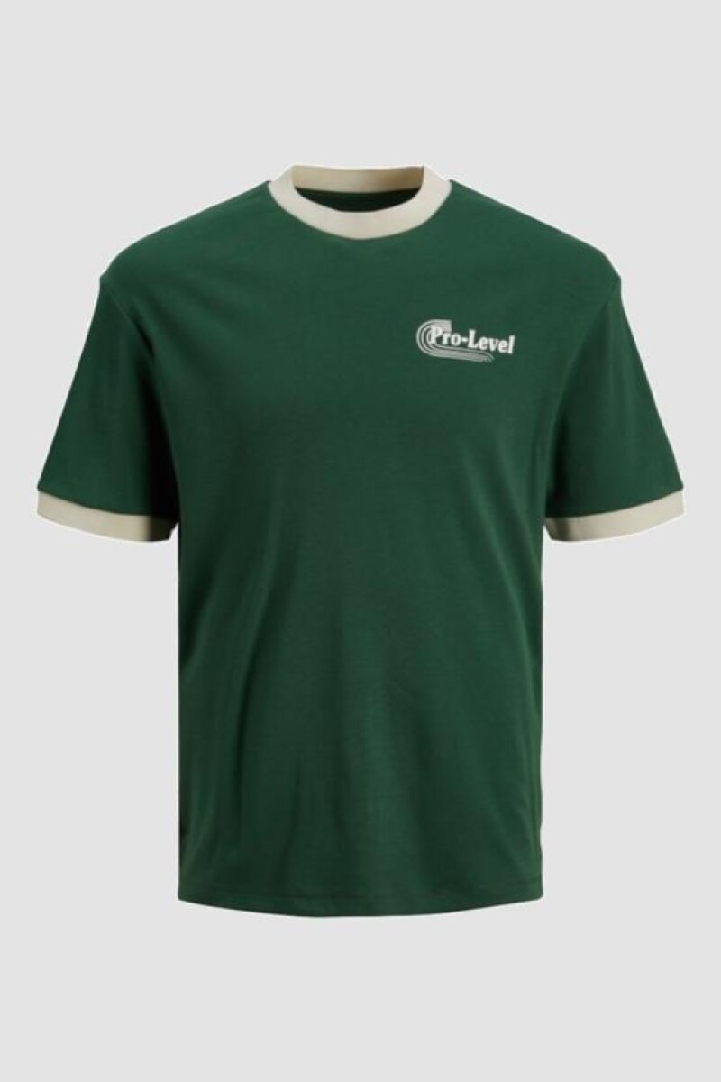 Camiseta Ringer - Dark Green 