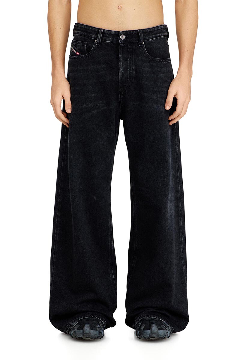 Jean Para Hombre D-Rise Negro/gris Oscuro