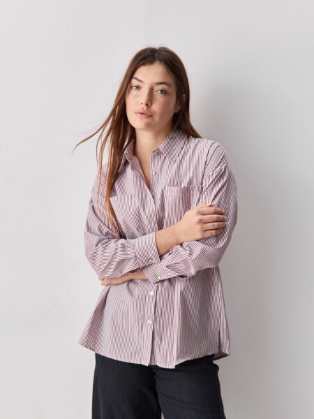CAMISA ALLIE COLEMAN BORDO