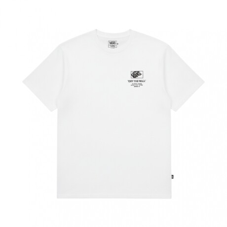 REMERA VANS CIRCLE BONES SS White