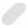 Alfombra Antideslizante Ventosas Ducha Bañera en PVC 65x35cm Blanco