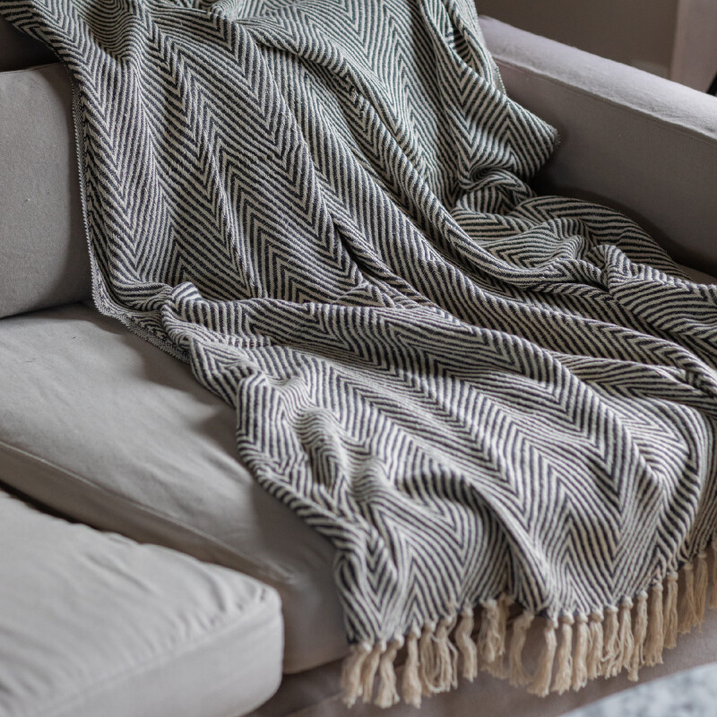 Manta para sillón y cama algodón Espiga 180 x 230 cm