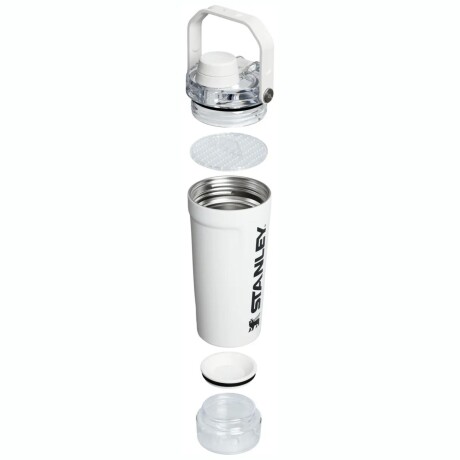 VASO STANLEY 20OZ VITALIZE SHAKER Vaso Térmico STANLEY Vitalize Shaker Capacidad 591ML Con Compartimento Inferior - Chalk