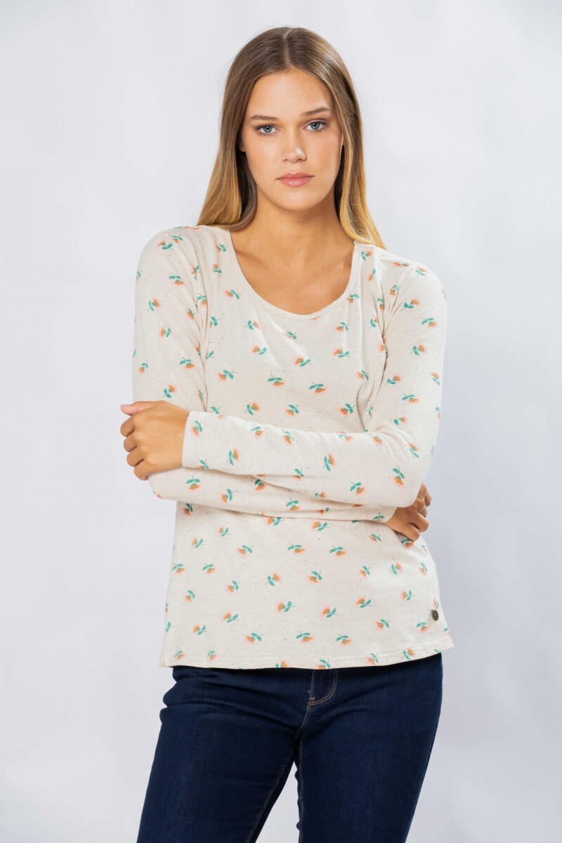 REMERA ESTAMPADA MANGA LARGA - Arena 