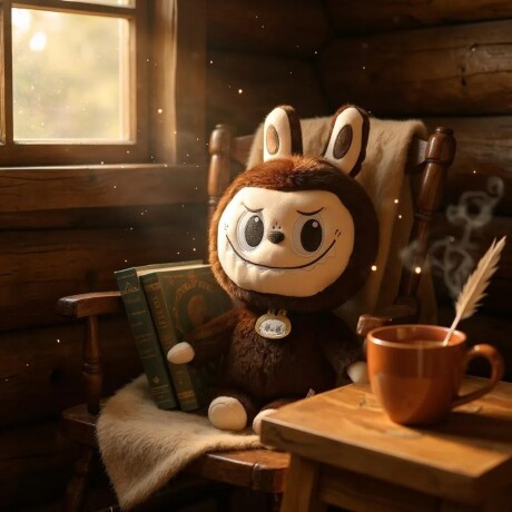 Peluche Labubu Grande Chocolate