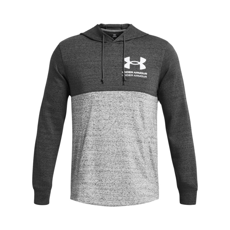 UA Rival Terry HD Colorblock-GRY GRY-025