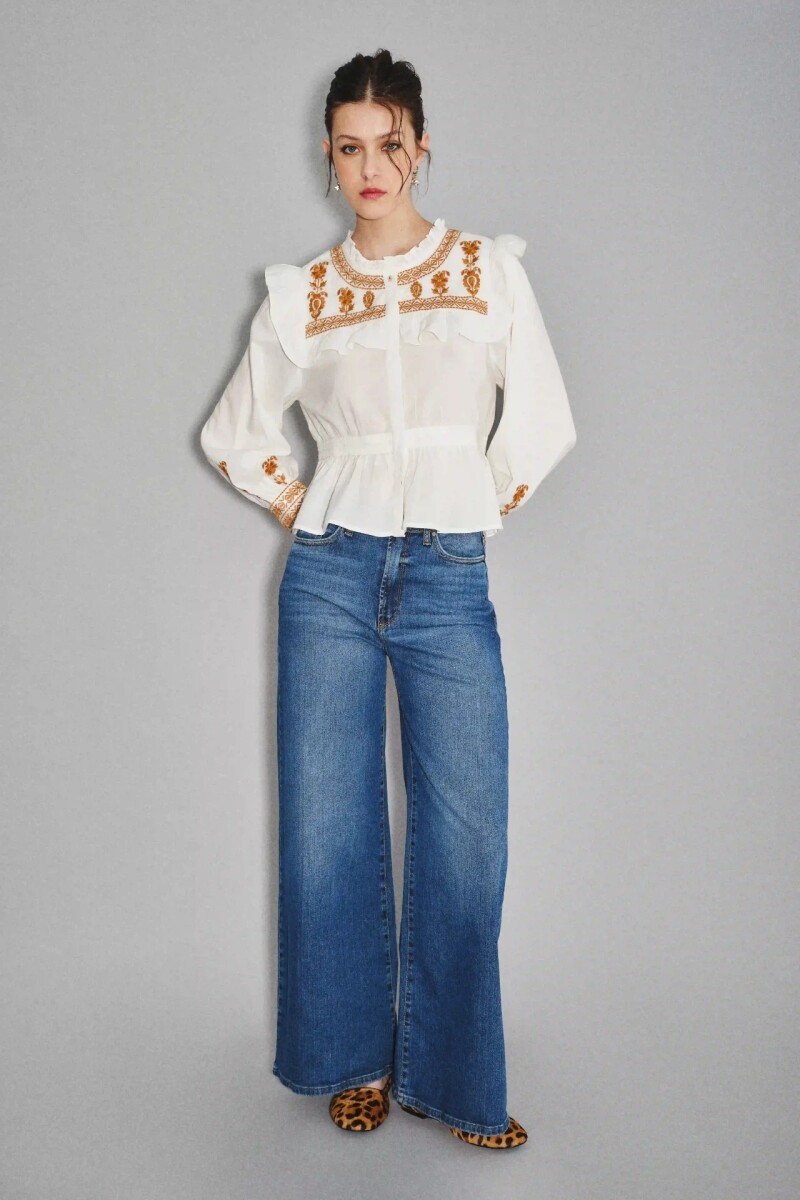 Jean Oxford Mid Blue Azul