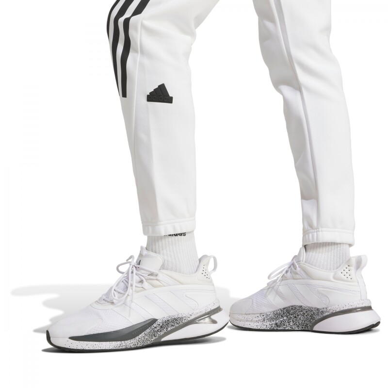 Pantalón Largo Future Icons 3-Stripes de Hombre Blanco