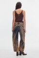Jean Barrel Washed Peach